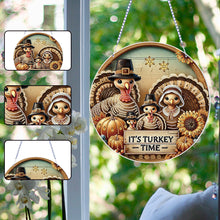 Load image into Gallery viewer, Acrylic Thanksgiving Diamond Painting Hanging Pendant for Garden Window Decor