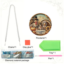 Load image into Gallery viewer, Acrylic Thanksgiving Diamond Painting Hanging Pendant for Garden Window Decor