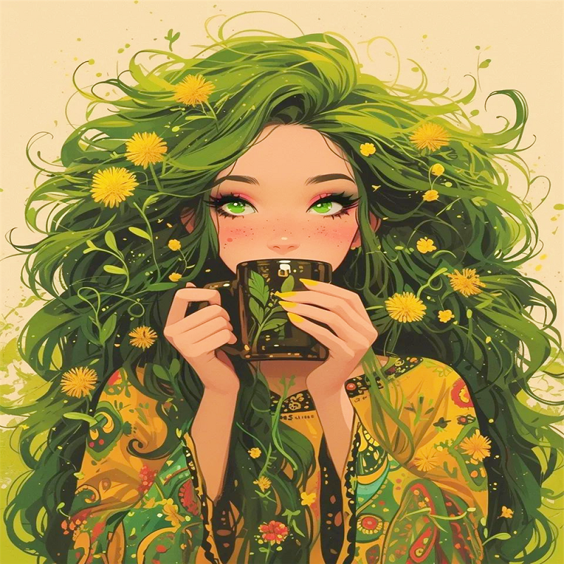 AB Diamond Painting - Full Round - Nature girl (40*50CM)