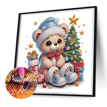 Load image into Gallery viewer, Diamond Painting - Partial Special Shaped - Cute Christmas bear (30*30CM)