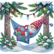 Load image into Gallery viewer, Diamond Painting - Partial Special Shaped - Christmas gnomes (30*30CM)
