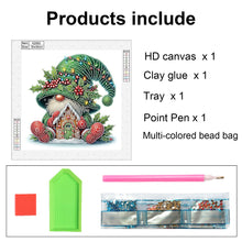 Load image into Gallery viewer, Diamond Painting - Partial Special Shaped - Christmas gnomes (30*30CM)