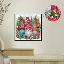Load image into Gallery viewer, Diamond Painting - Partial Special Shaped - Christmas gnomes (30*30CM)