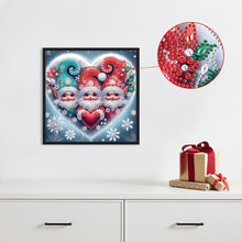 Load image into Gallery viewer, Diamond Painting - Partial Special Shaped - Christmas gnomes (30*30CM)
