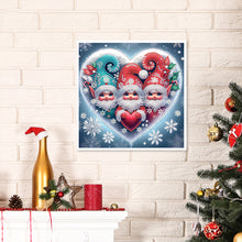 Load image into Gallery viewer, Diamond Painting - Partial Special Shaped - Christmas gnomes (30*30CM)