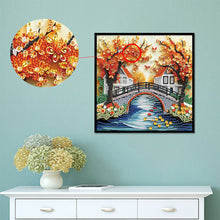 Load image into Gallery viewer, Diamond Painting - Partial Special Shaped - Paper quilling landscape (30*30CM)