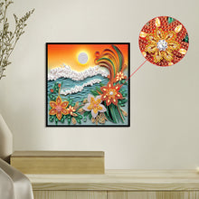 Load image into Gallery viewer, Diamond Painting - Partial Special Shaped - Paper quilling landscape (30*30CM)