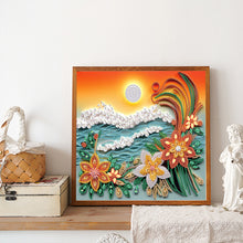 Load image into Gallery viewer, Diamond Painting - Partial Special Shaped - Paper quilling landscape (30*30CM)