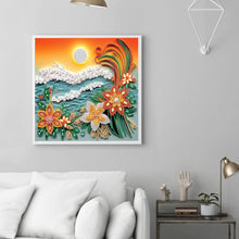 Load image into Gallery viewer, Diamond Painting - Partial Special Shaped - Paper quilling landscape (30*30CM)