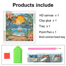 Load image into Gallery viewer, Diamond Painting - Partial Special Shaped - Paper quilling landscape (30*30CM)