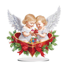 Load image into Gallery viewer, Christmas Angel Diamond Painting Tabletop Ornaments Kit Bedroom Table Decor