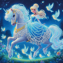 Load image into Gallery viewer, 4pcs Partial Special Diamond Painting Set - Cartoon princess (30*30CM)