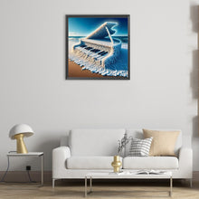 Load image into Gallery viewer, Diamond Painting - Full Round - Piano on the sea (30*30CM)