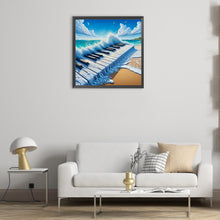Load image into Gallery viewer, Diamond Painting - Full Round - Piano on the sea (30*30CM)