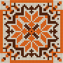 Load image into Gallery viewer, Diamond Painting - Full Square - Orange mosaic (30*30CM)