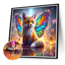 Load image into Gallery viewer, Diamond Painting - Full Round - Colorful feather butterfly fox (40*40CM)