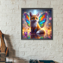 Load image into Gallery viewer, Diamond Painting - Full Round - Colorful feather butterfly fox (40*40CM)