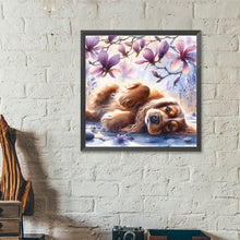 Load image into Gallery viewer, Diamond Painting - Full Round - Magnolia cocker spaniel (40*40CM)