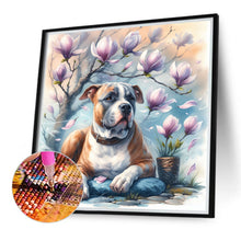 Load image into Gallery viewer, Diamond Painting - Full Round - Magnolia bulldog (40*40CM)