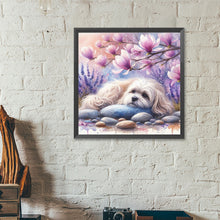 Load image into Gallery viewer, Diamond Painting - Full Round - Magnolia Maltese (40*40CM)