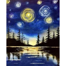 Load image into Gallery viewer, 12pcs Round Diamond Painting Set - Landscape (30*40CM)