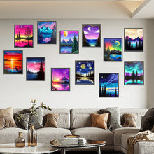 Load image into Gallery viewer, 12pcs Round Diamond Painting Set - Landscape (30*40CM)