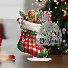 Load image into Gallery viewer, Acrylic Special Shape Christmas DIY Diamond Painting Desktop Ornaments