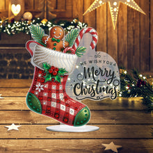 Load image into Gallery viewer, Acrylic Special Shape Christmas DIY Diamond Painting Desktop Ornaments