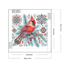 Load image into Gallery viewer, Diamond Painting - Partial Special Shaped - Christmas tree red tit (30*30CM)