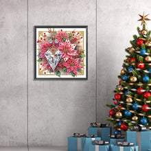 Load image into Gallery viewer, Diamond Painting - Partial Special Shaped - Crystal poinsettia (30*30CM)