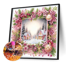 Load image into Gallery viewer, Diamond Painting - Partial Special Shaped - Christmas snow town (30*30CM)
