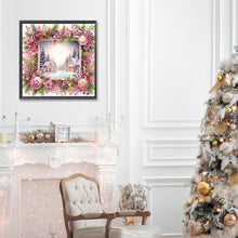 Load image into Gallery viewer, Diamond Painting - Partial Special Shaped - Christmas snow town (30*30CM)