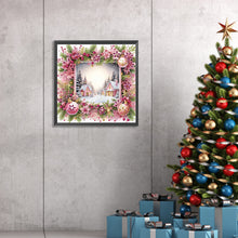 Load image into Gallery viewer, Diamond Painting - Partial Special Shaped - Christmas snow town (30*30CM)