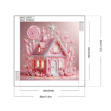 Load image into Gallery viewer, Diamond Painting - Partial Special Shaped - Pink candy house (30*30CM)