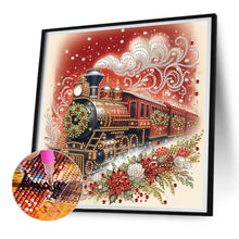 Load image into Gallery viewer, Diamond Painting - Partial Special Shaped - Red train (30*30CM)