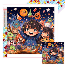 Load image into Gallery viewer, Diamond Painting - Full Square - Halloween child (40*40CM)