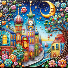 Load image into Gallery viewer, Diamond Painting - Full Round - Colorful house street (40*40CM)