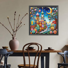 Load image into Gallery viewer, Diamond Painting - Full Round - Colorful house street (40*40CM)