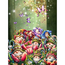 Load image into Gallery viewer, Diamond Painting - Full Round - Flower gnome (30*40CM)