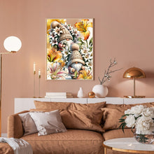 Load image into Gallery viewer, Diamond Painting - Full Round - Flower gnome (30*40CM)