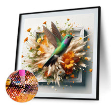 Load image into Gallery viewer, Diamond Painting - Full Round - Run out of the frame hummingbird (40*40CM)