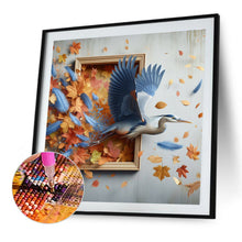 Load image into Gallery viewer, Diamond Painting - Full Round - Run out of the frame heron (40*40CM)