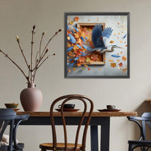 Load image into Gallery viewer, Diamond Painting - Full Round - Run out of the frame heron (40*40CM)