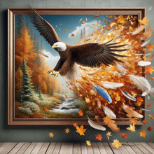 Load image into Gallery viewer, Diamond Painting - Full Round - Run out of the frame eagle (40*40CM)