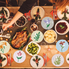 Load image into Gallery viewer, 8Pcs Wooden Leaves 5D Diamond Painting Kits Diamond Art Coasters for Party Decor