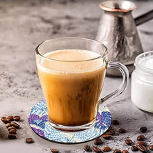 Load image into Gallery viewer, 8Pcs Wooden Leaves 5D Diamond Painting Kits Diamond Art Coasters for Party Decor