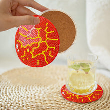 Load image into Gallery viewer, 8Pcs Wooden Leaves 5D Diamond Painting Kits Diamond Art Coasters for Party Decor