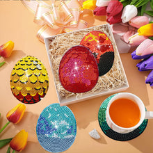 Load image into Gallery viewer, 8Pcs Wooden Leaves 5D Diamond Painting Kits Diamond Art Coasters for Party Decor