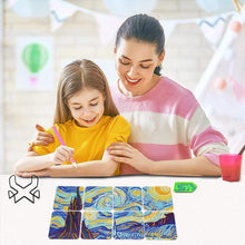 Load image into Gallery viewer, 8Pcs Wooden Leaves 5D Diamond Painting Kits Diamond Art Coasters for Party Decor