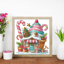 Load image into Gallery viewer, Diamond Painting - Partial Special Shaped - Christmas Ice Cream House (30*30CM)